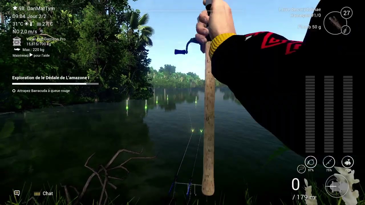 Fishing Planet Dédale De L'Amazone Barracuda A Queue Rouge Ordinaire