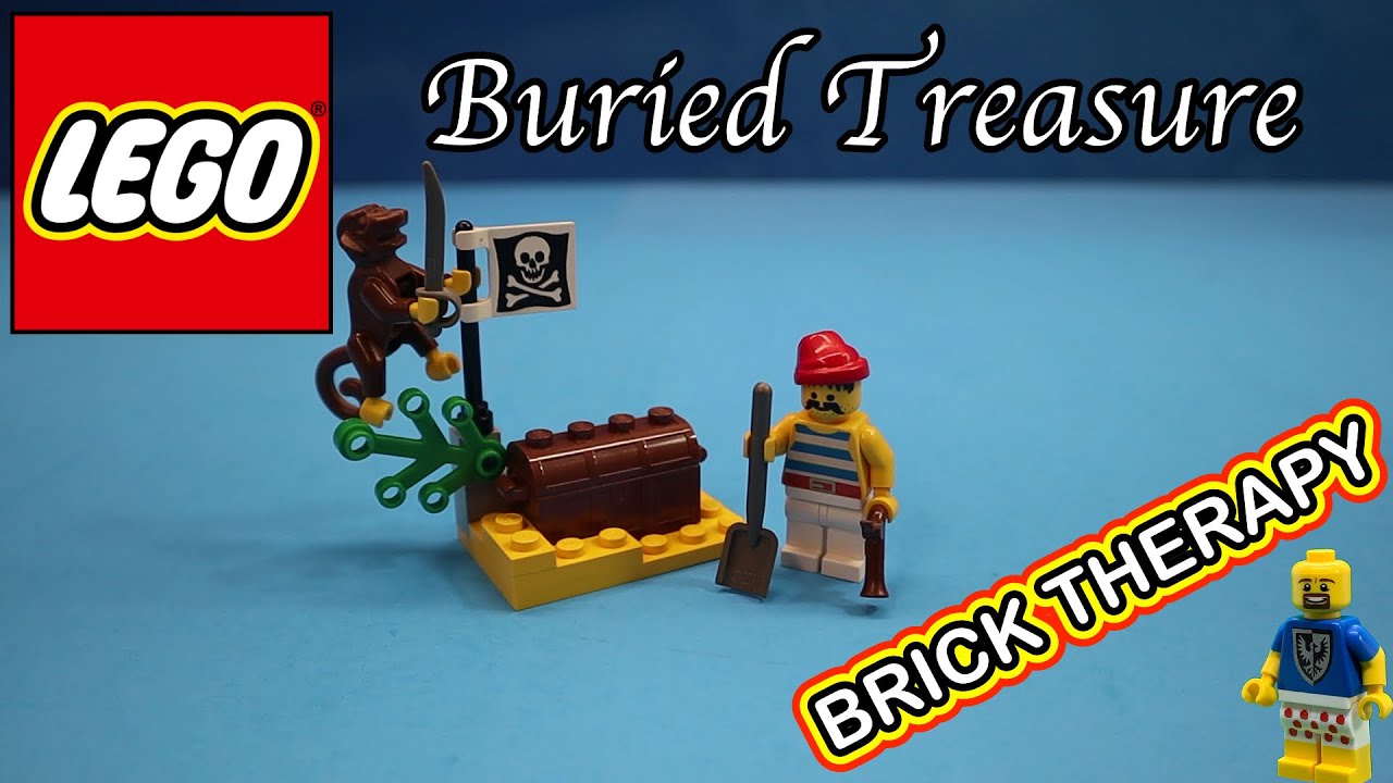 Vintage LEGO Pirates set 6235, Buried Treasure - Build and Review