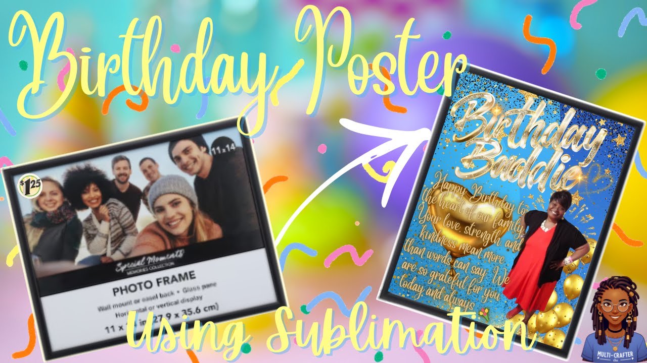 Let's Make a Personalized Birthday Poster Without an Inkjet Printer