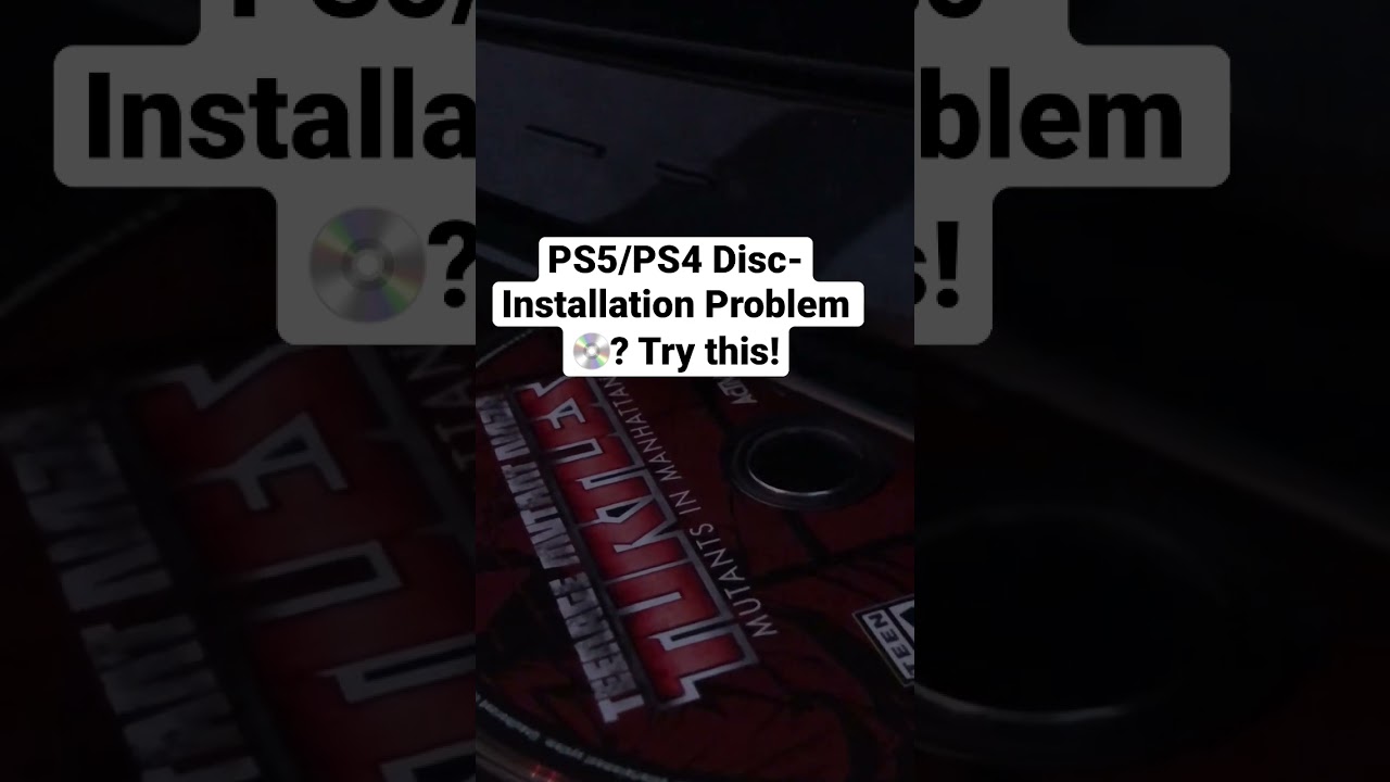 Проблемы с установкой диска на PS5/PS4 для PS5? Попробуйте это! #PS5 #PS4 #PlayStation4 #PlayStat...