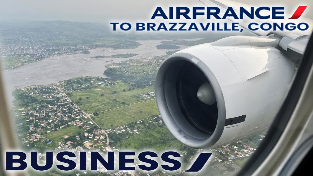 PARIS - MAYA MAYA BRAZZAVILLE 🇨🇬 | AIR FRANCE BUSINESS CLASS | 4K