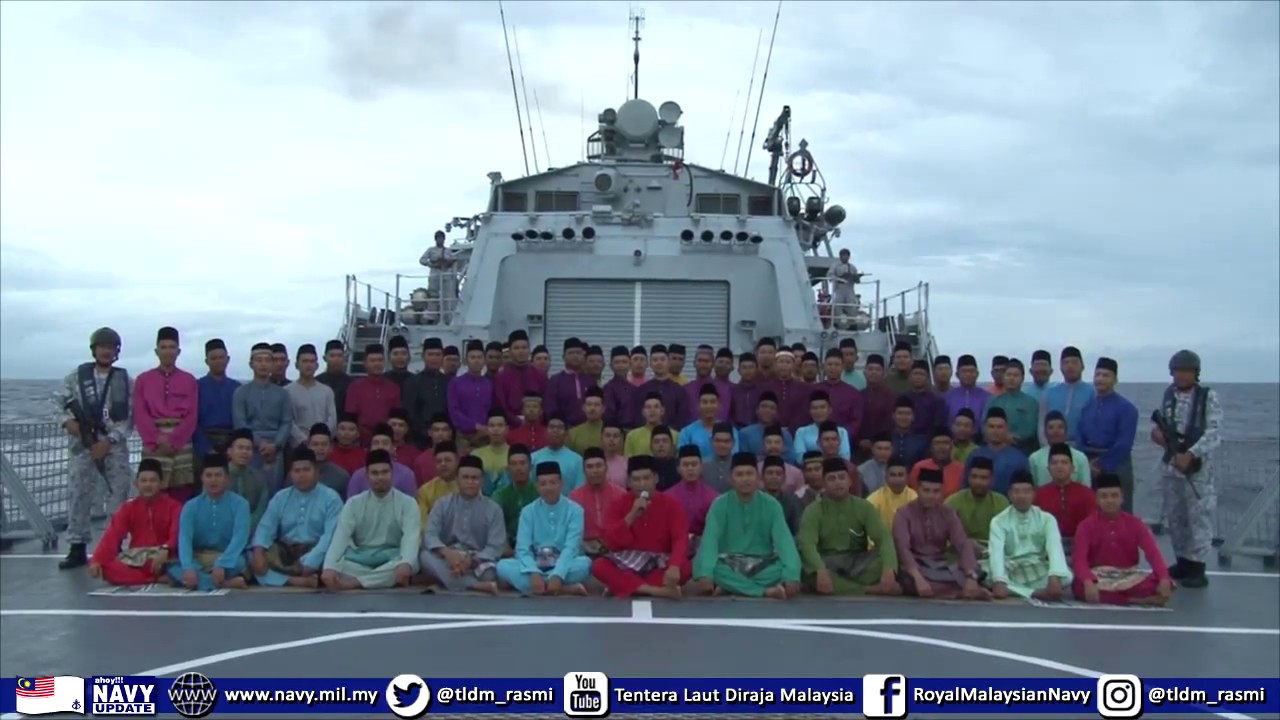Tentera Laut Diraja Malaysia: Salam Aidilfitri daripada KD LEKIU