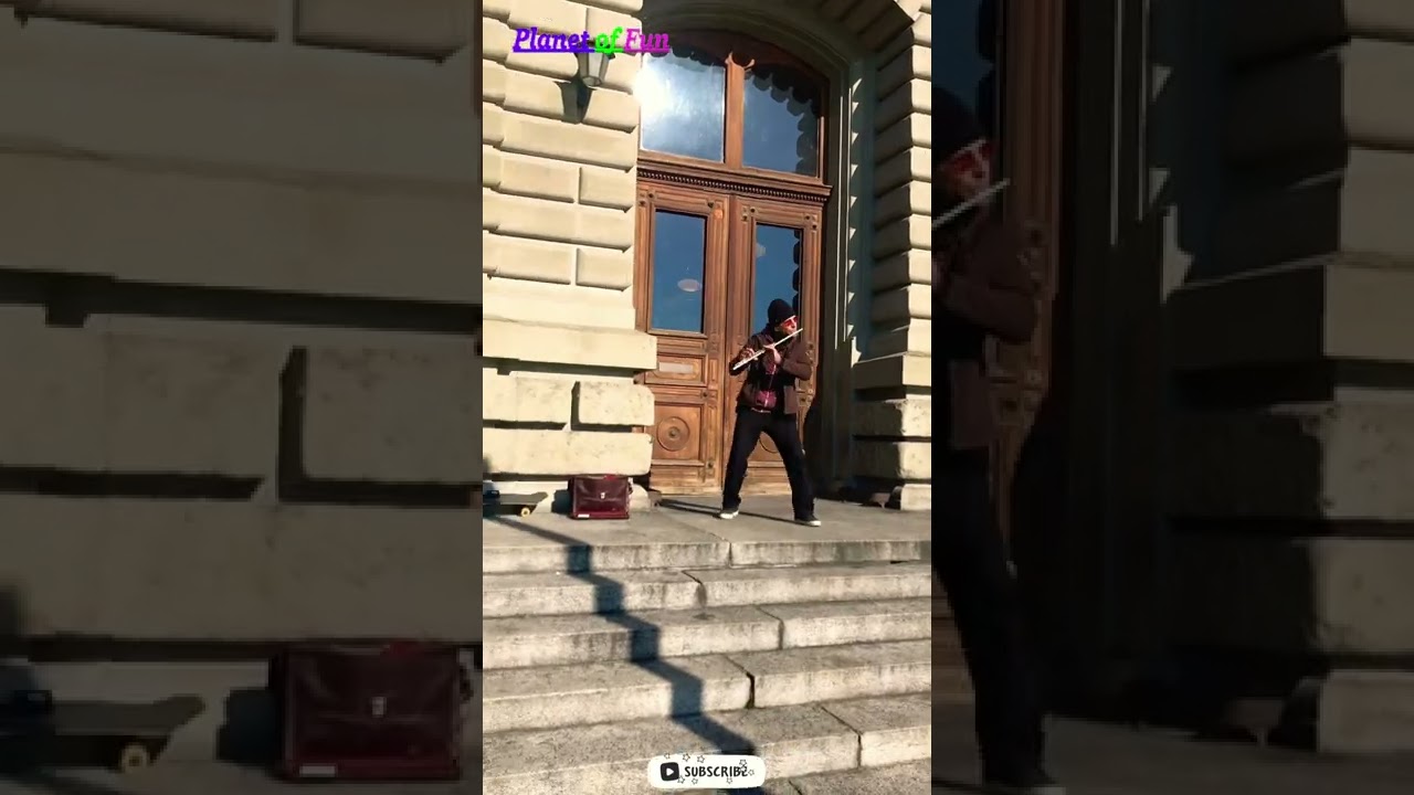 Beautiful flute playing, street music. Bern Switzerland 🇨🇭