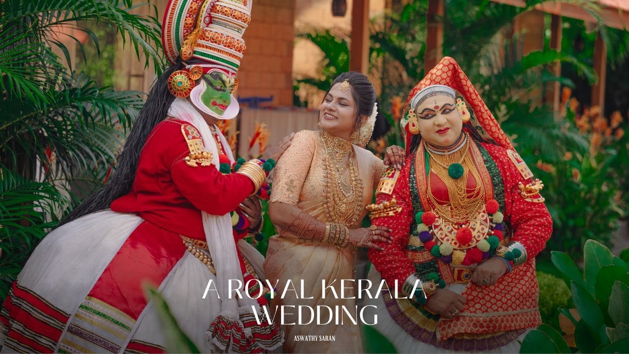 A Royal Kerala Hindu Wedding Highlights Video 2025 | Aswathi Saran
