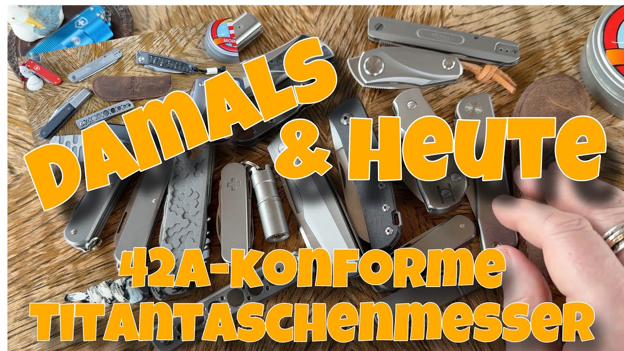 🚨 Damals & heute — 42a-konforme Titan-Folder 🚨
