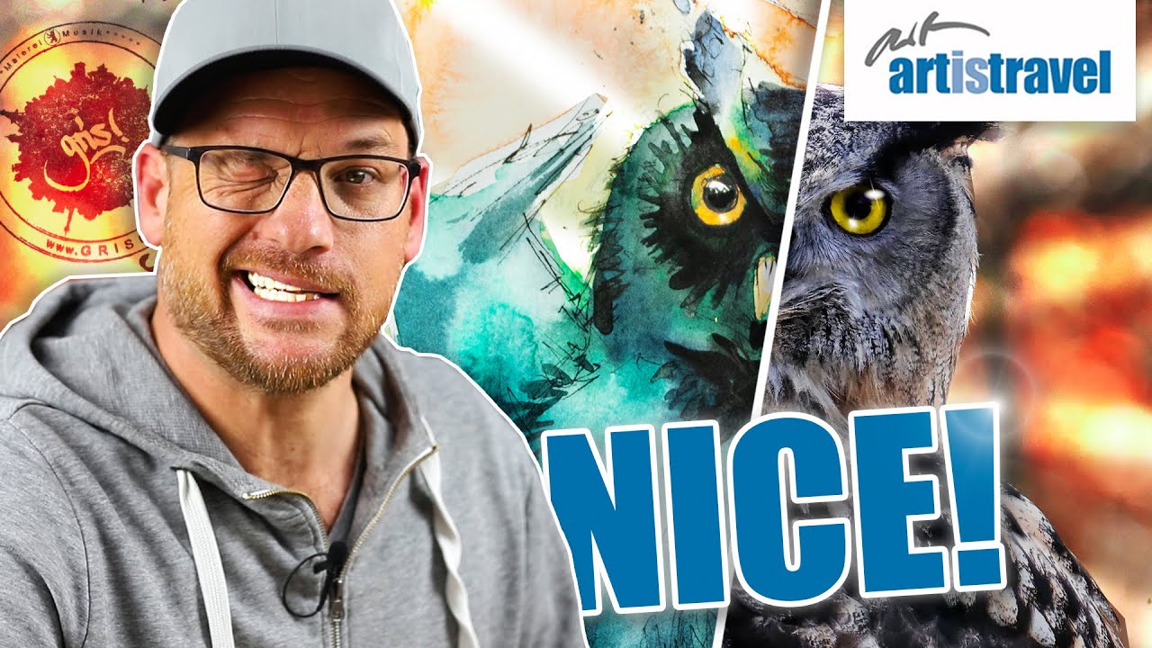 Eine Eule mit Hut!? | Sketchen mit GRIS