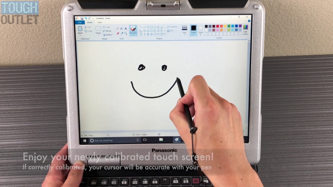 Panasonic Toughbook CF-31: How to calibrate touch screen