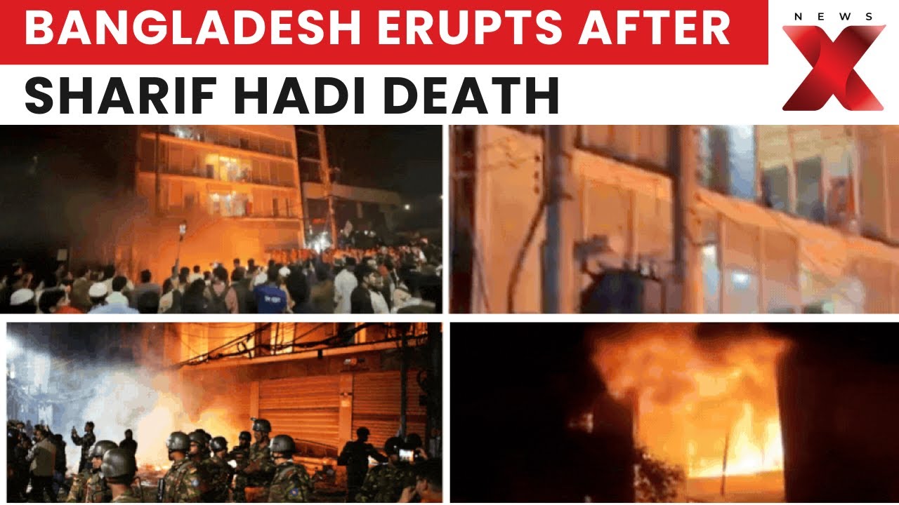 Sharif Hadi&rsquo;s Killing Sparks Arson, Protests And Diplomatic Attacks Across Bangladesh