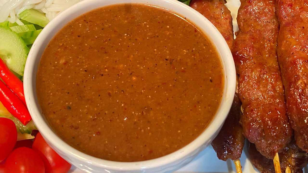 How to make nam nueng sauce! ວິທີເຮັດນໍ້າແຈ່ວແໜມເນື່ອງ