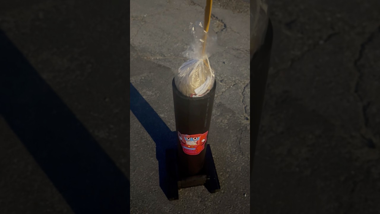 3 inch coconut shell #fireworks #pyroaddicts #shorts