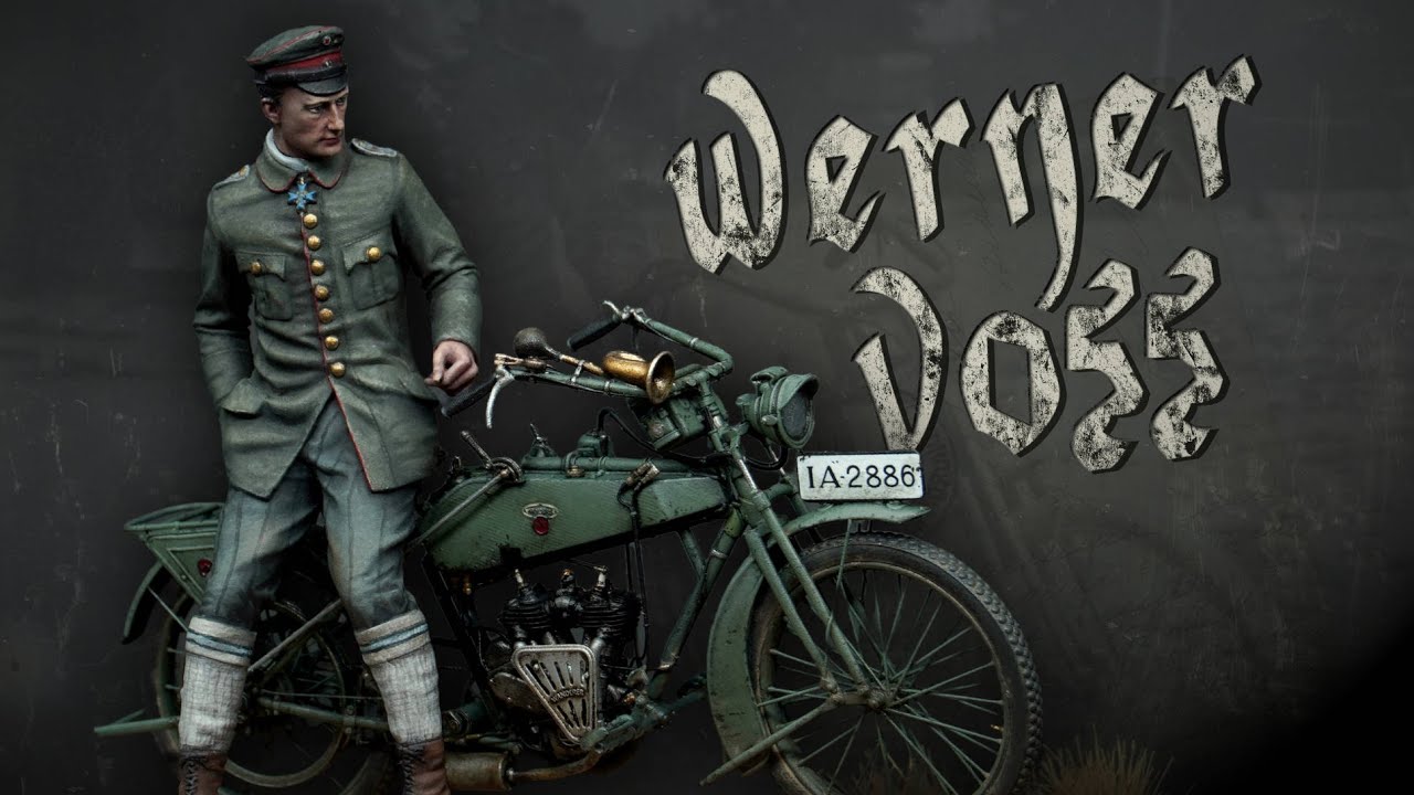 Is this my best model yet ? 1/35 Wanderer Motorbike & Werner Voss Vignette | Copper State Models