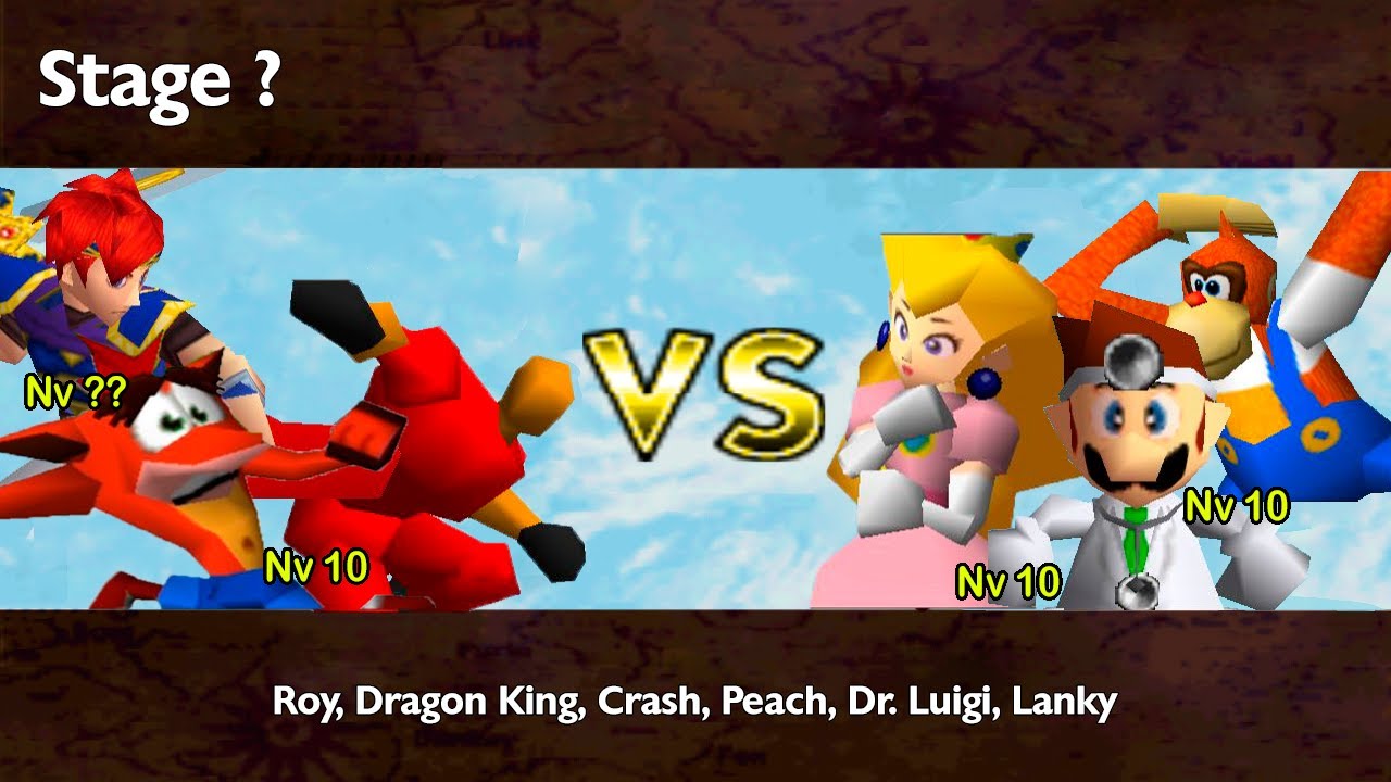 Probando Nuevos Personajes | Super Smash Bros Remix 2.0.0