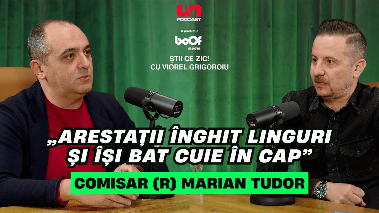 COMISAR (R), MARIAN TUDOR: „ARESTAȚII ÎNGHIT LINGURI ȘI ÎȘI BAT CUIE-N CAP” | Știi ce zic! Ep -  36