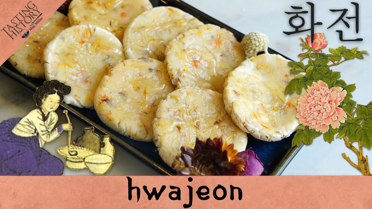 Korean Flower Pancakes - 17th Century Eumsikdimibang
