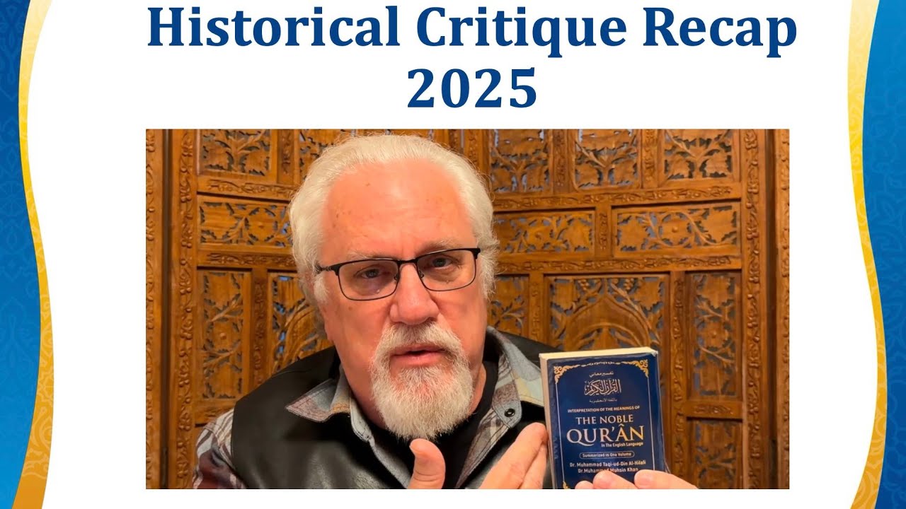 Introduction and Recap of the Historical Critique for 2025