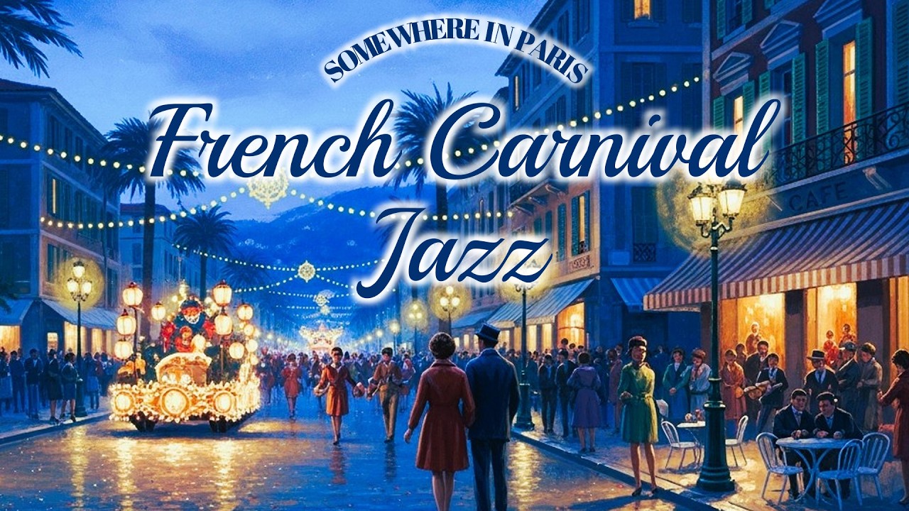 𝐅𝐑𝐄𝐍𝐂𝐇 𝐂𝐀𝐑𝐍𝐈𝐕𝐀𝐋 𝐉𝐀𝐙𝐙 🎭🎷Festive Café Music ☕✨ Colorful Streets & Sunny French Mood