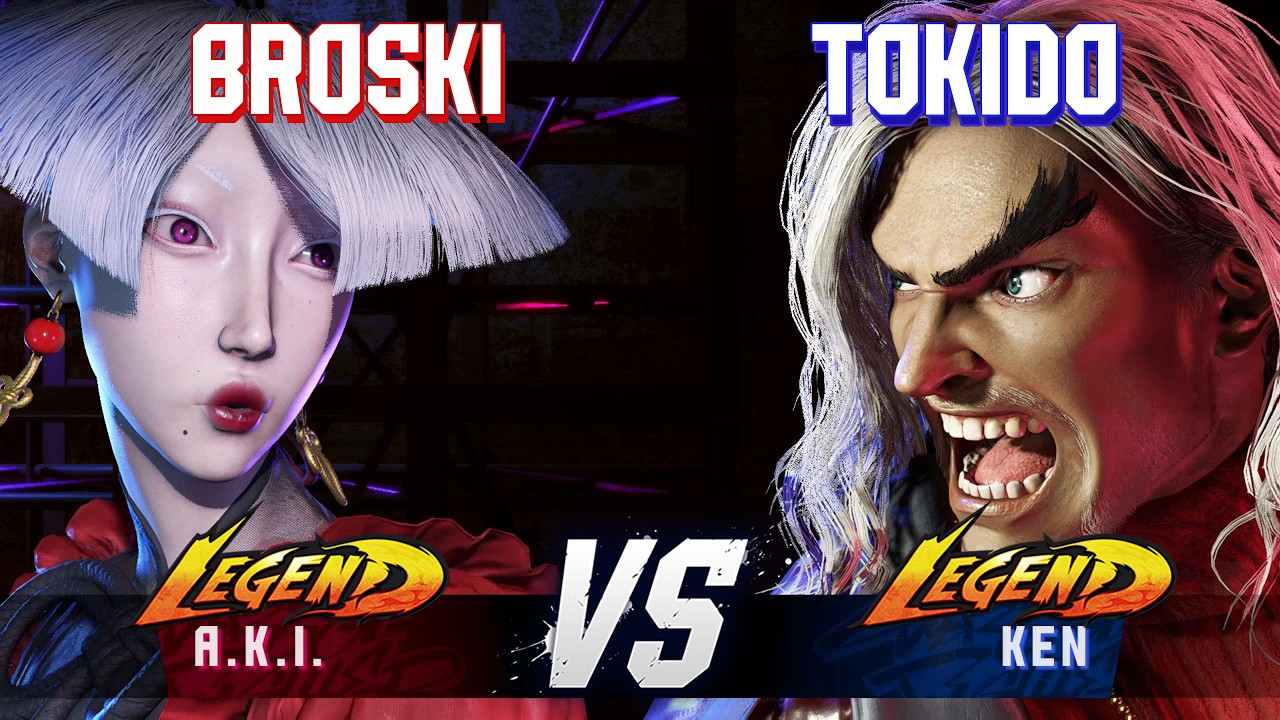 SF6 ▰ BROSKI (A.K.I.) vs TOKIDO (Ken) ▰ High Level Gameplay
