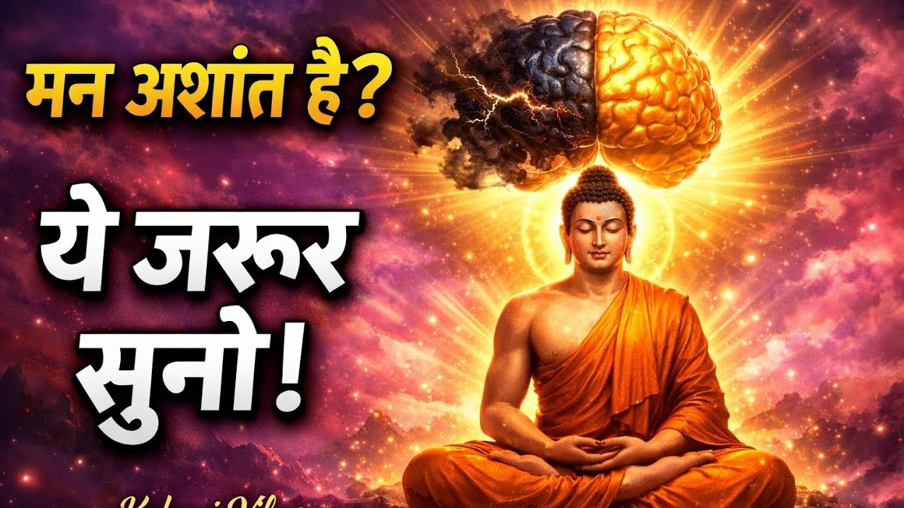 मन बहुत अशांत है तो इसे सुने | Best Buddhist Motivational Speech |Buddha Story mindset| #motivation