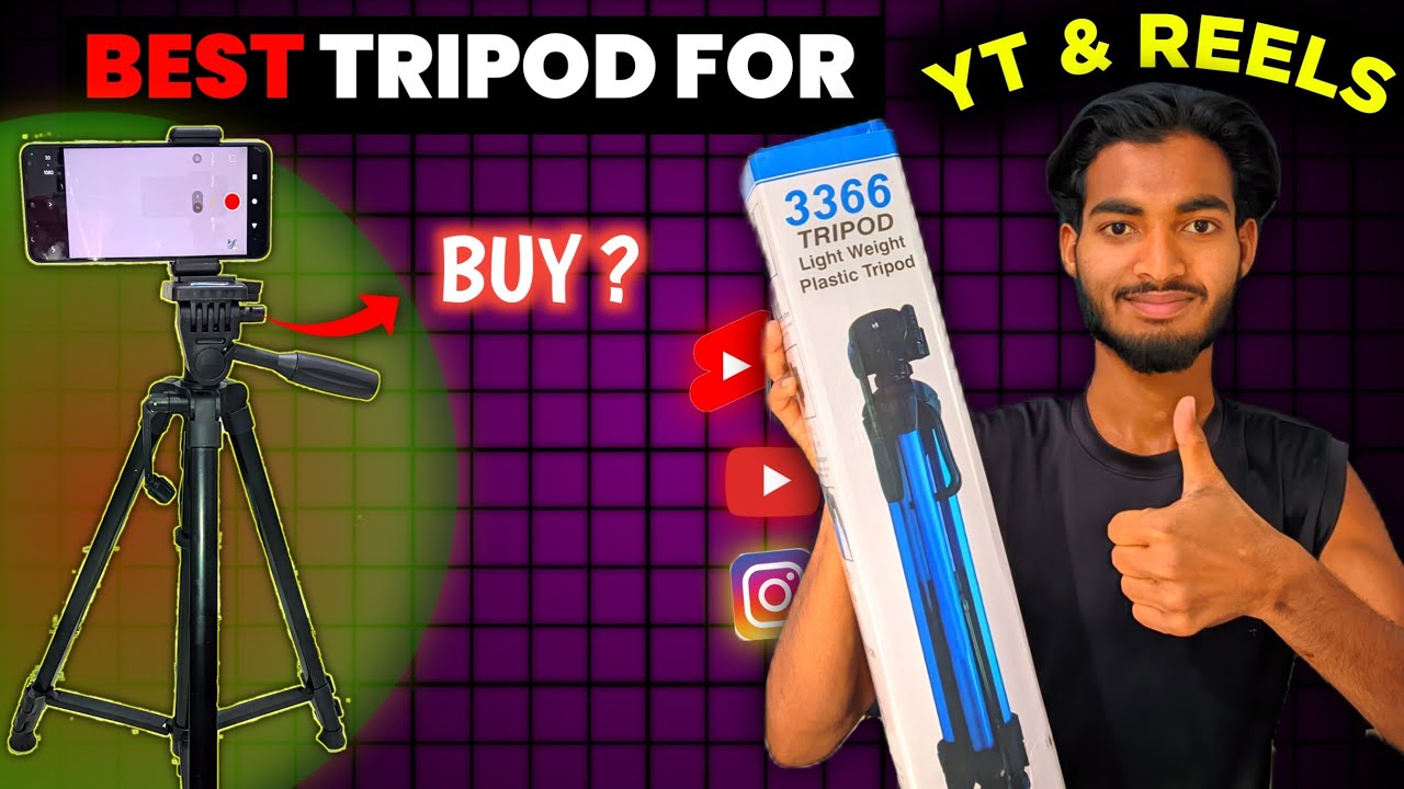 TYGOT 3366 Tripod Unboxing | Best Tripod For YouTube & Reels ? YTBOYRIZU