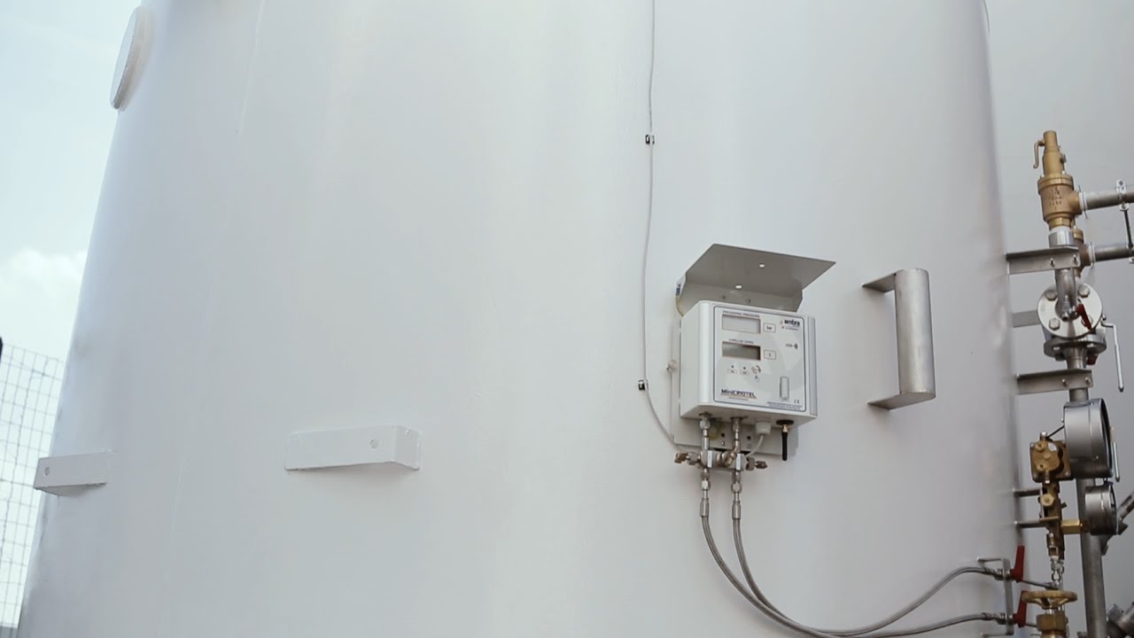 MiniCRIOTEL: Cryogenic gas tank monitoring