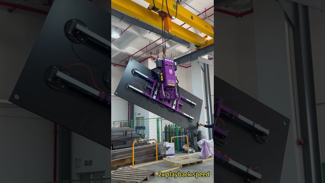 Glass Vacuum Lifter for 2000kg | cowest glass installation robot