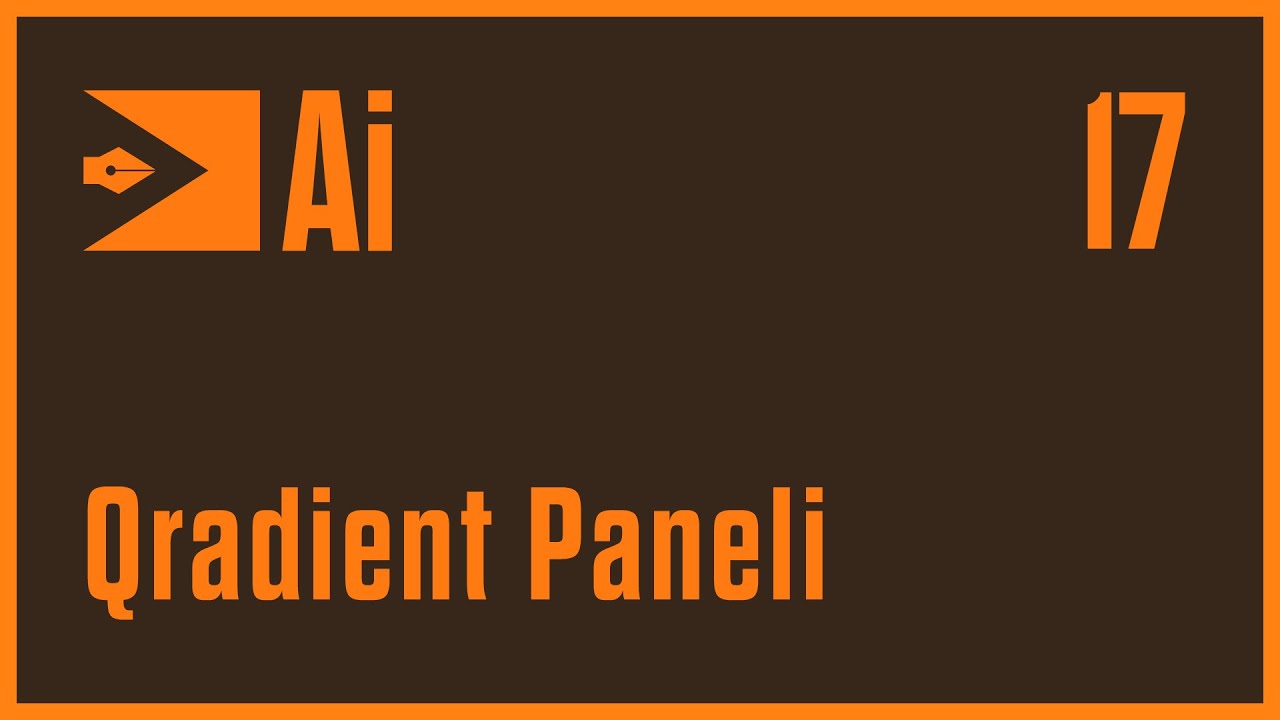 Adobe İllustrator Dərsləri - Dərs 17 - Qradient Paneli