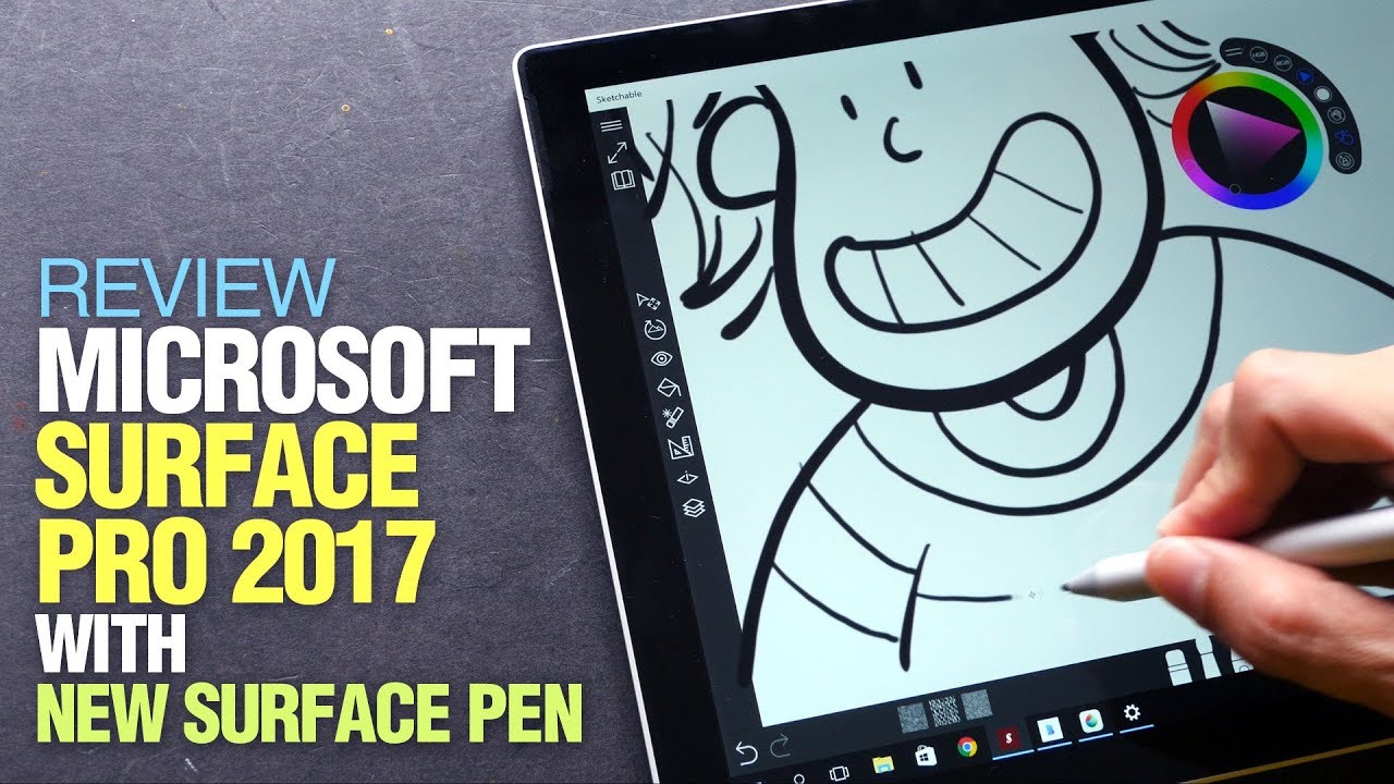 Artist Review: Surface Pro 2017 with new Surface Pen