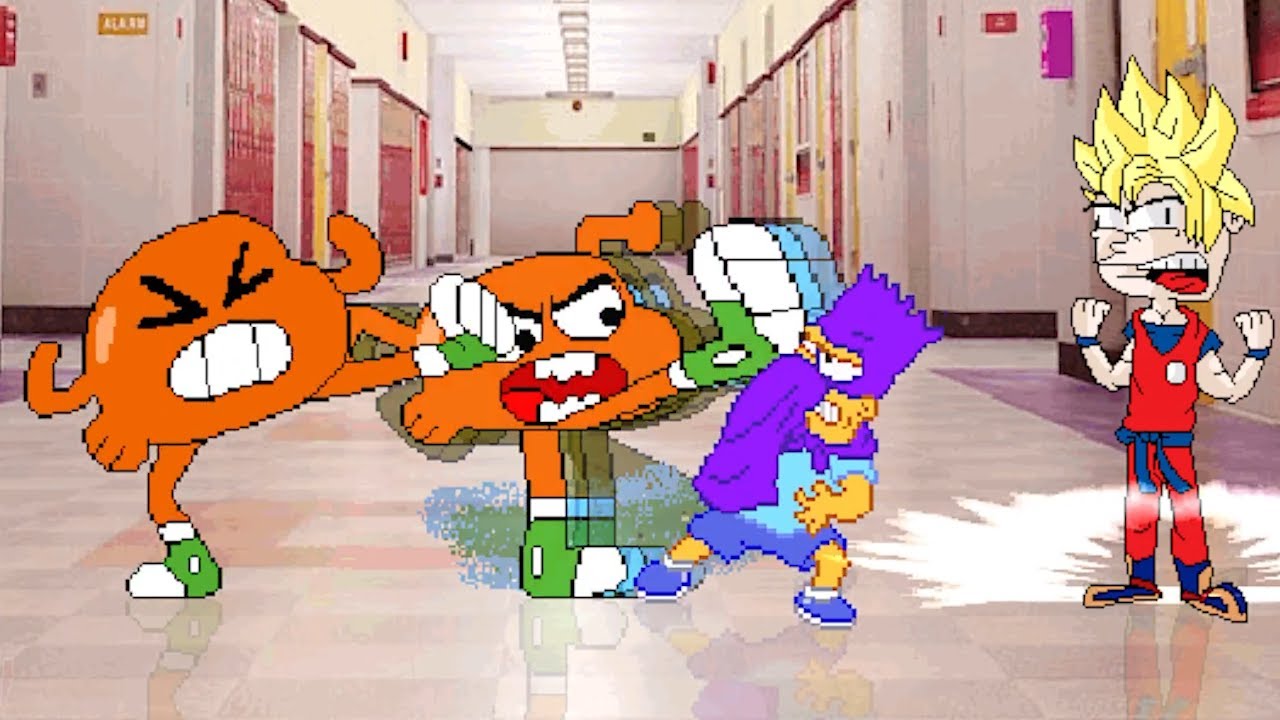 TEAM DOUBLE DARWIN (old & new) FIGHTS MUGENS IN SURVIVAL MODE
