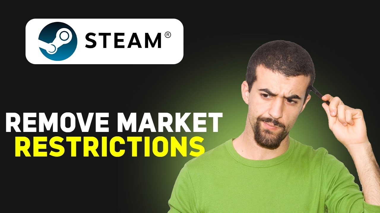 How To Remove Steam Market Restrictions (EASY FIX) STEP BY STEP GUIDE