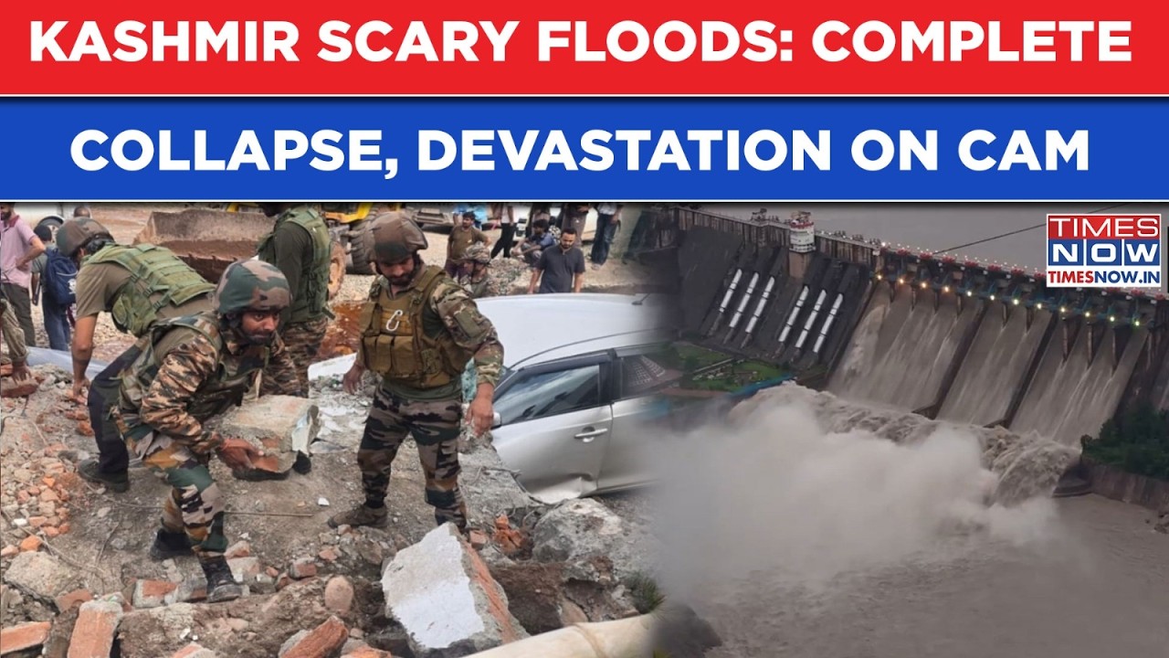 Kashmir Scary Floods On Cam: Complex Collapses Like Pack Of Cards, Devastation, People Missing