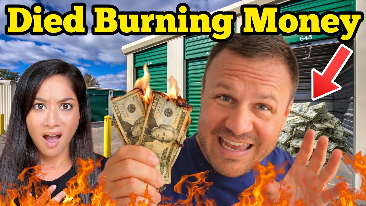 DRUG DEALER BURNING MONEY IN STORAGE UNIT