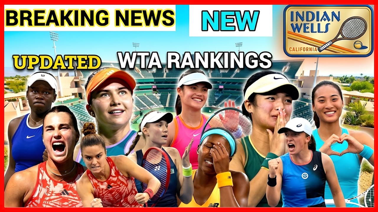 WTA Rankings SHOCKER: Eala Cracks Top 30 While Gauff FALLS!