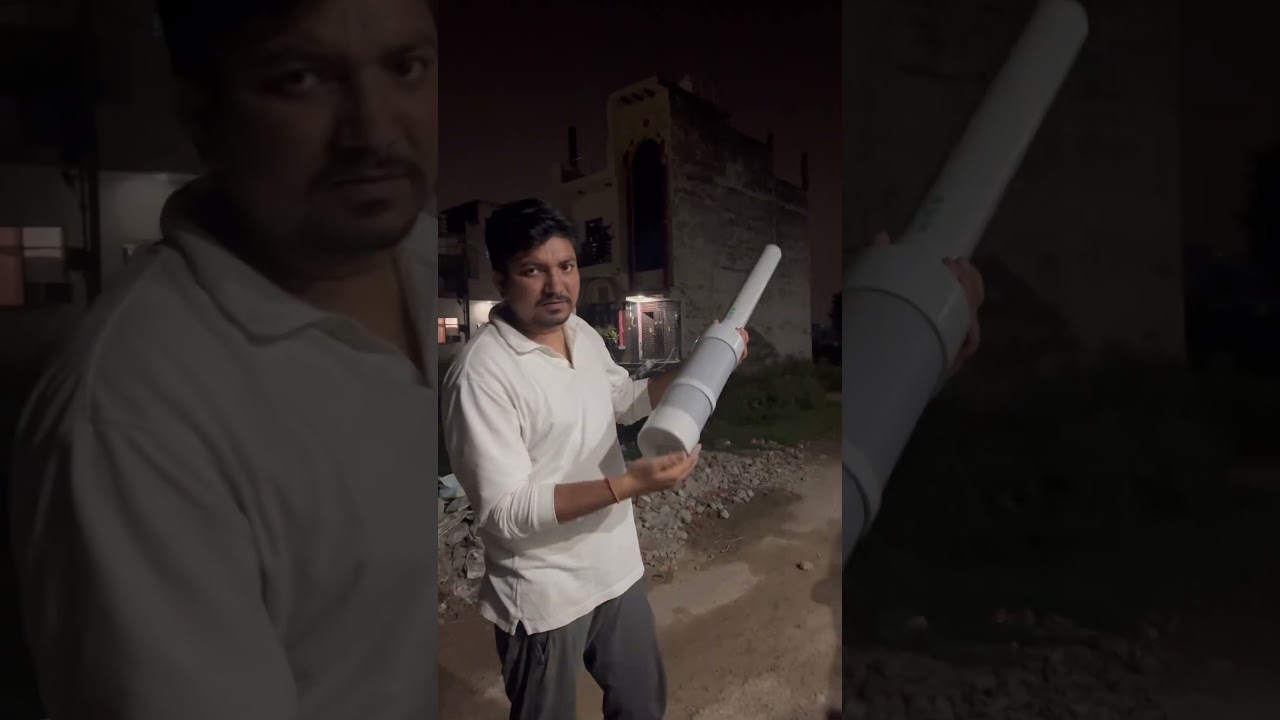 Calcium carbide gun | calcium carbide cannon test | diwali gun home made 