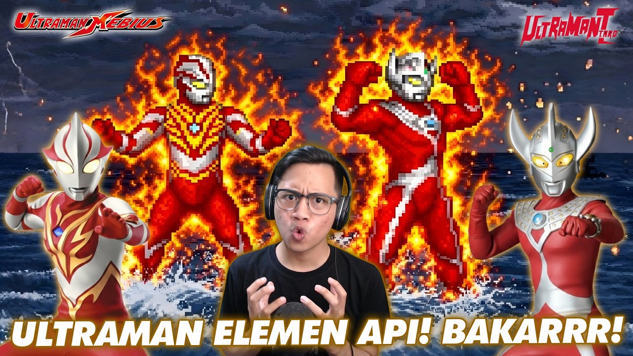 DUA ULTRAMAN DENGAN ELEMEN API! SIAPA YANG MAU DIBAKAR GURU DAN MURID INI WKWKW! [Mugen #145]