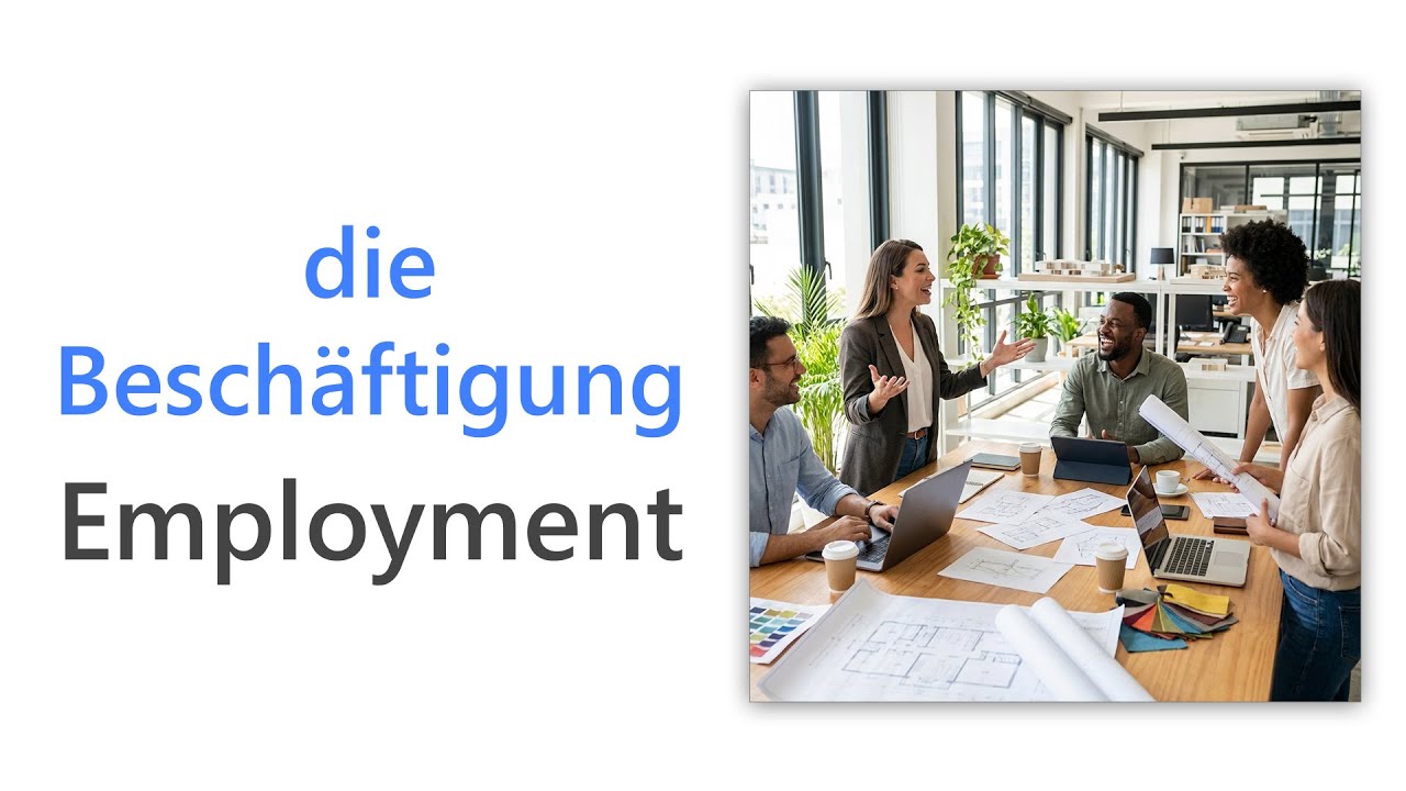 82 German Words for Employment | Intermediate German Vocabulary | Wortschatz Beschäftigung