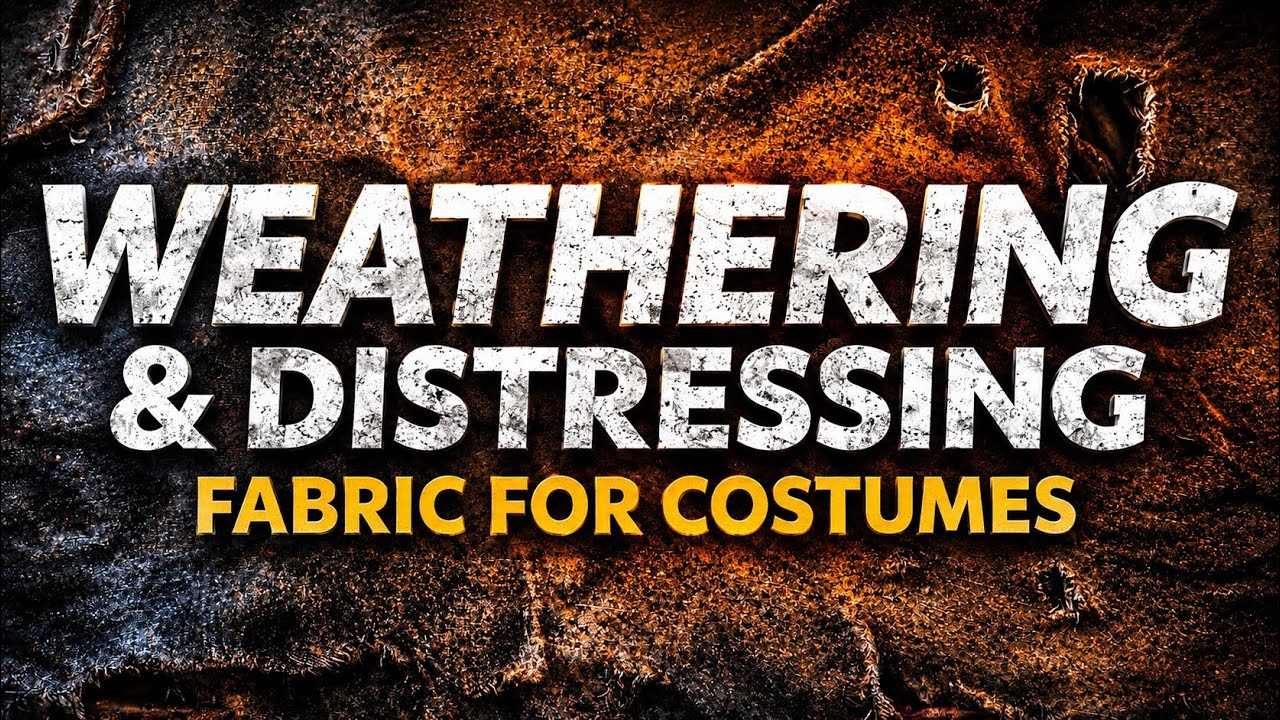 Weathering & Distressing Fabric - Make Your Costumes Look Dirty!