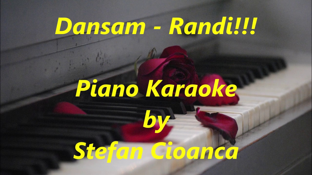 Dansam - Randi!!! PIANO KARAOKE