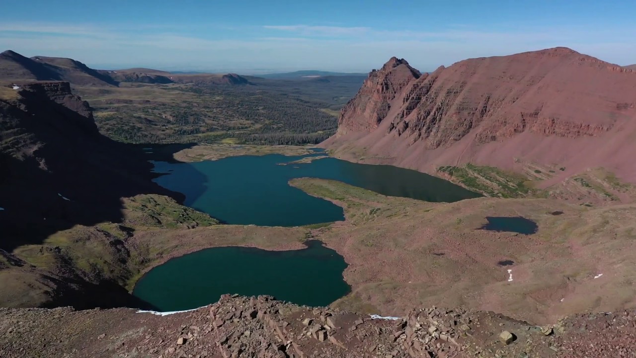 Utah Mountains by Drone - Wasatch and Uinta Backcountry 4K