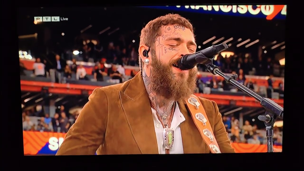 Super Bowl LVIII America the Beautiful und Nationalhymne