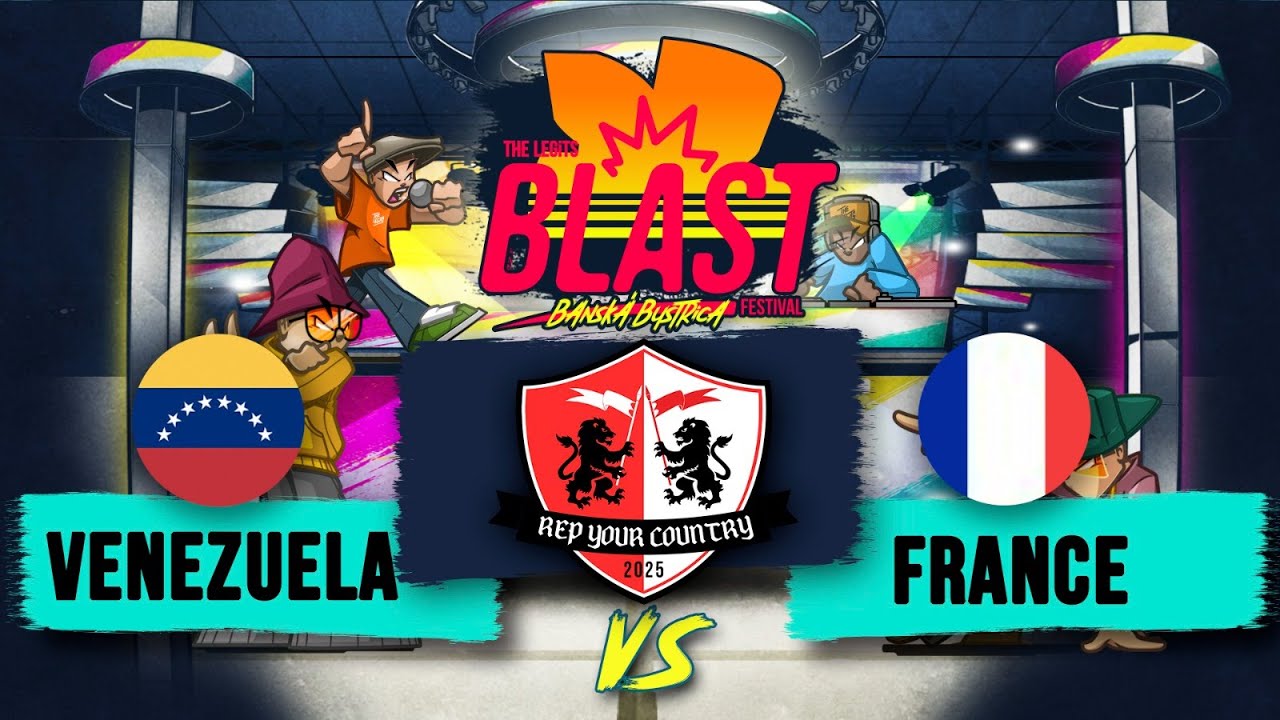 Venezuela vs France I Rep Your Country Top 8  I The Legits Blast 2025