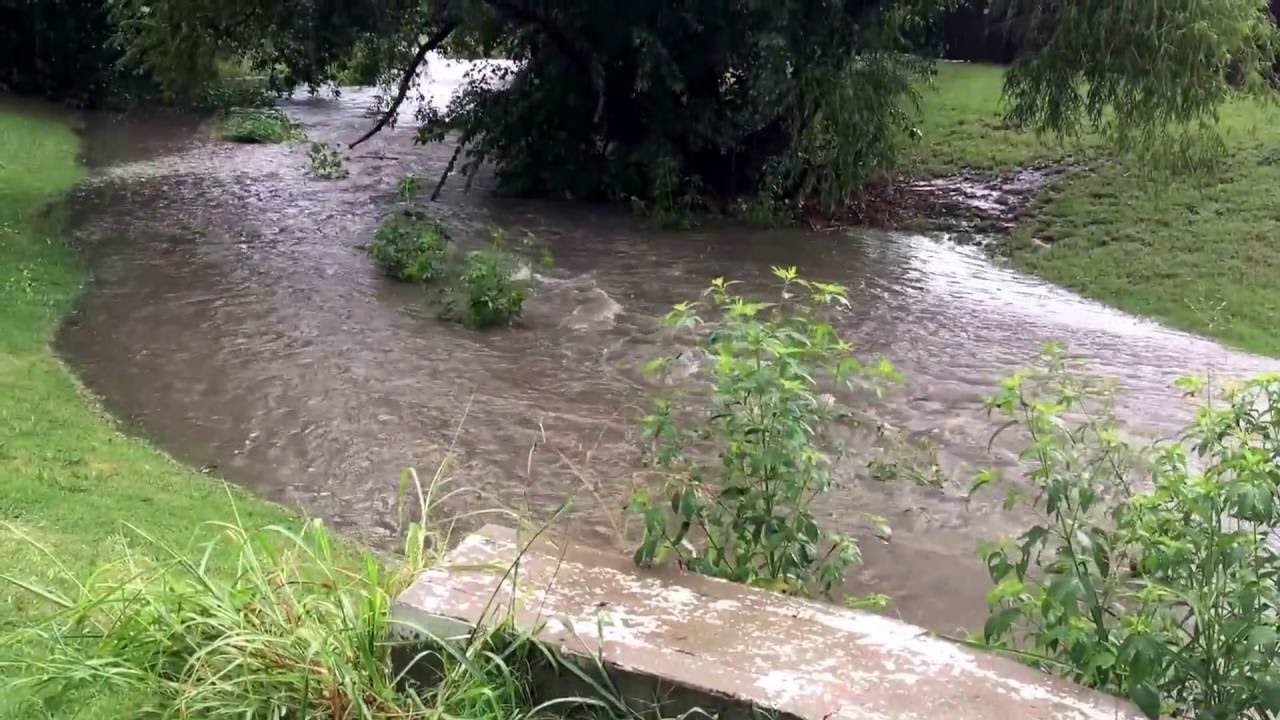 Flood warning Broken Arrow, Oklahoma August 29, 2016!
