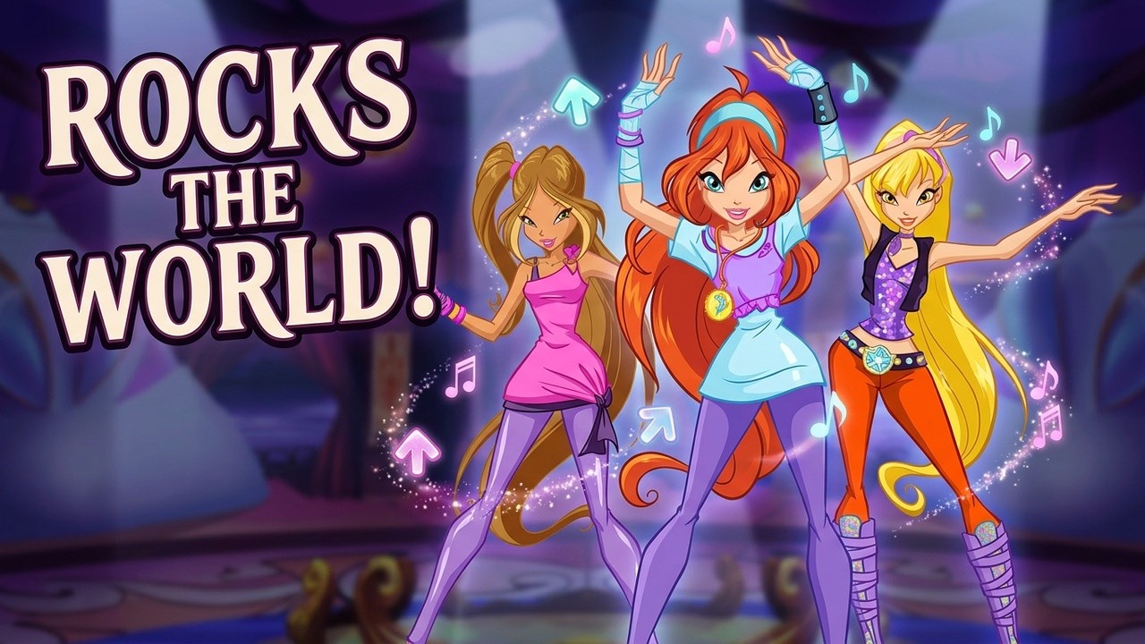 Winx Club: Rocks the World * Клуб Винкс - танцевальная игра для девочек от Budge Studios