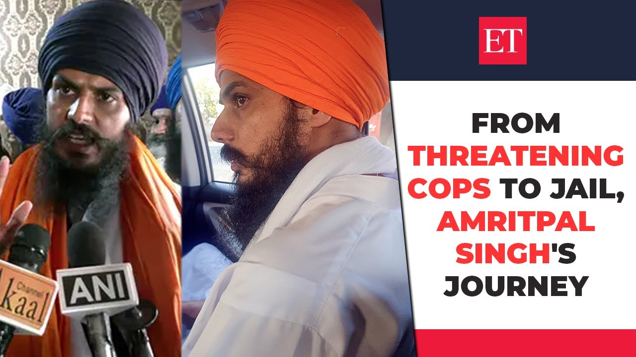 Amritpal Singh: From threatening police in Ajnala to Dibrugarh jail, fugitive Khalistani's journey
