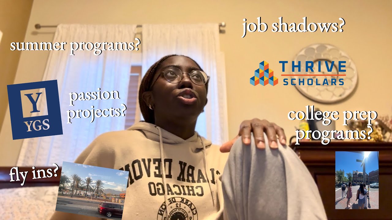 HOW TOS: HIGHSCHOOL EDITION (job shadows, fly ins, summer & college prep programs)