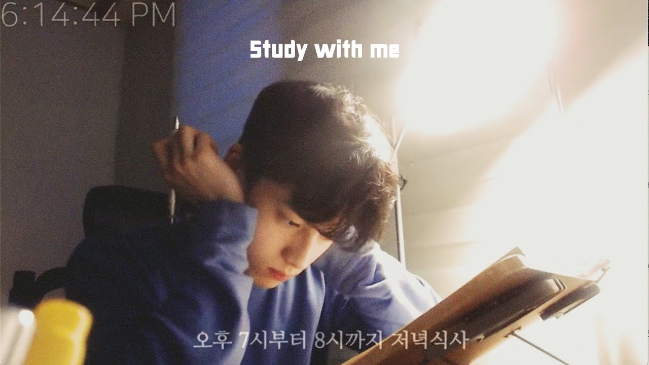 [23살 노잼봇과 함께 공부해요] study with me /빗소리or장작타는소리