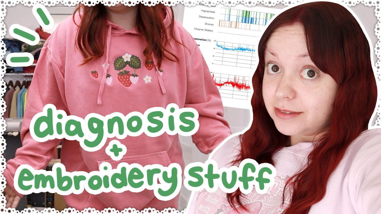 Sleep Study Results & Embroidering Sweaters!