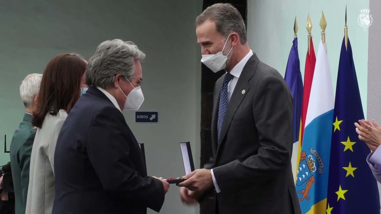 SS.MM. los Reyes presiden el acto de Homenaje a la Ejemplaridad del Pueblo de La Palma
