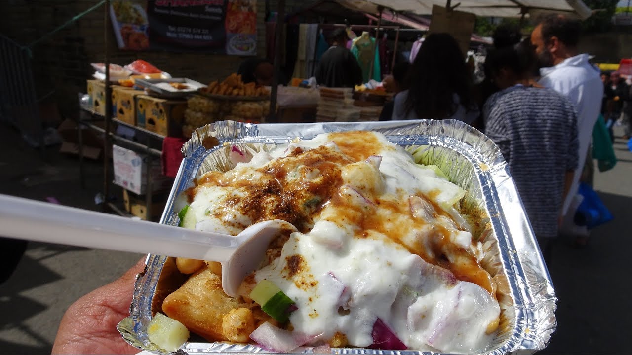At £1.80 is this the Cheapest Samosa Chaat in Bradford? Indian Street Food by 