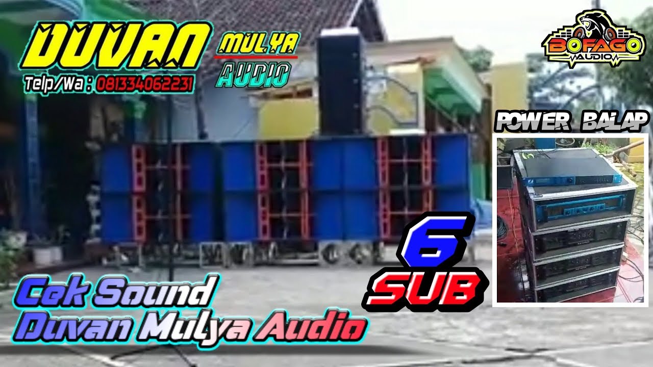 Duvan Mulya Audio cek sound 6 subwoofer. Wajah baru Duvan Mulya Audio.,.!!!