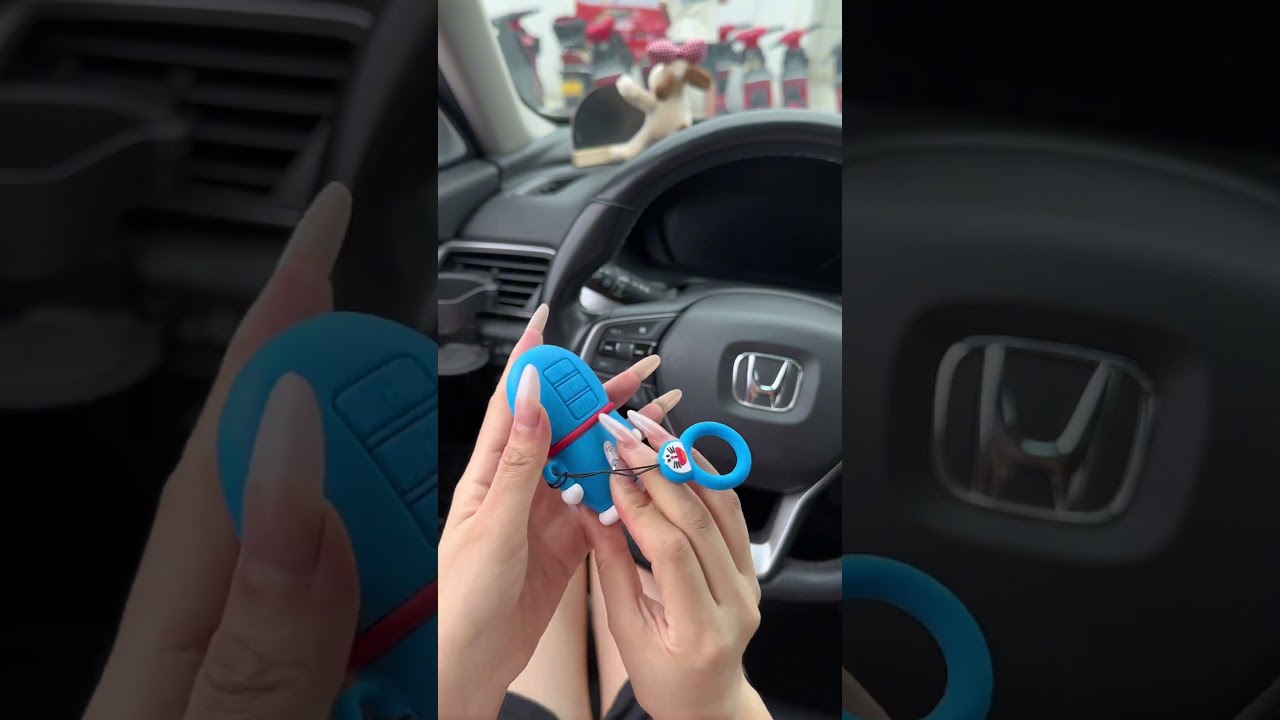 Doraemon Car Key Cover: Add a Touch of Fun to Your Keys #caraccessories